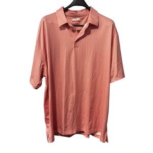 Grand Slam salmon coloured golf shirt size XL